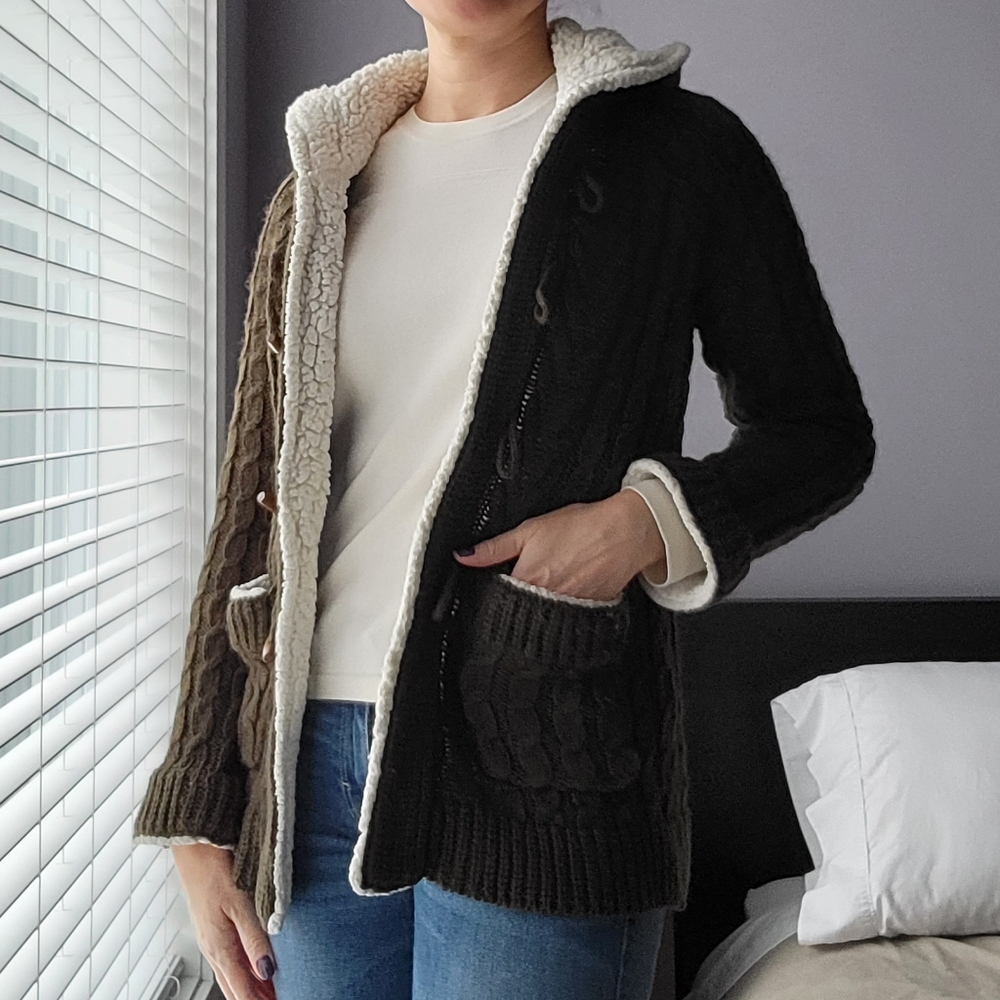 Zara cable knit sweater